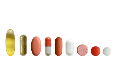 Selection of medication in descending size order
