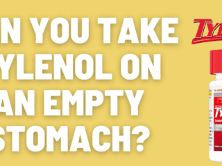 Can You Take Tylenol On An Empty Stomach